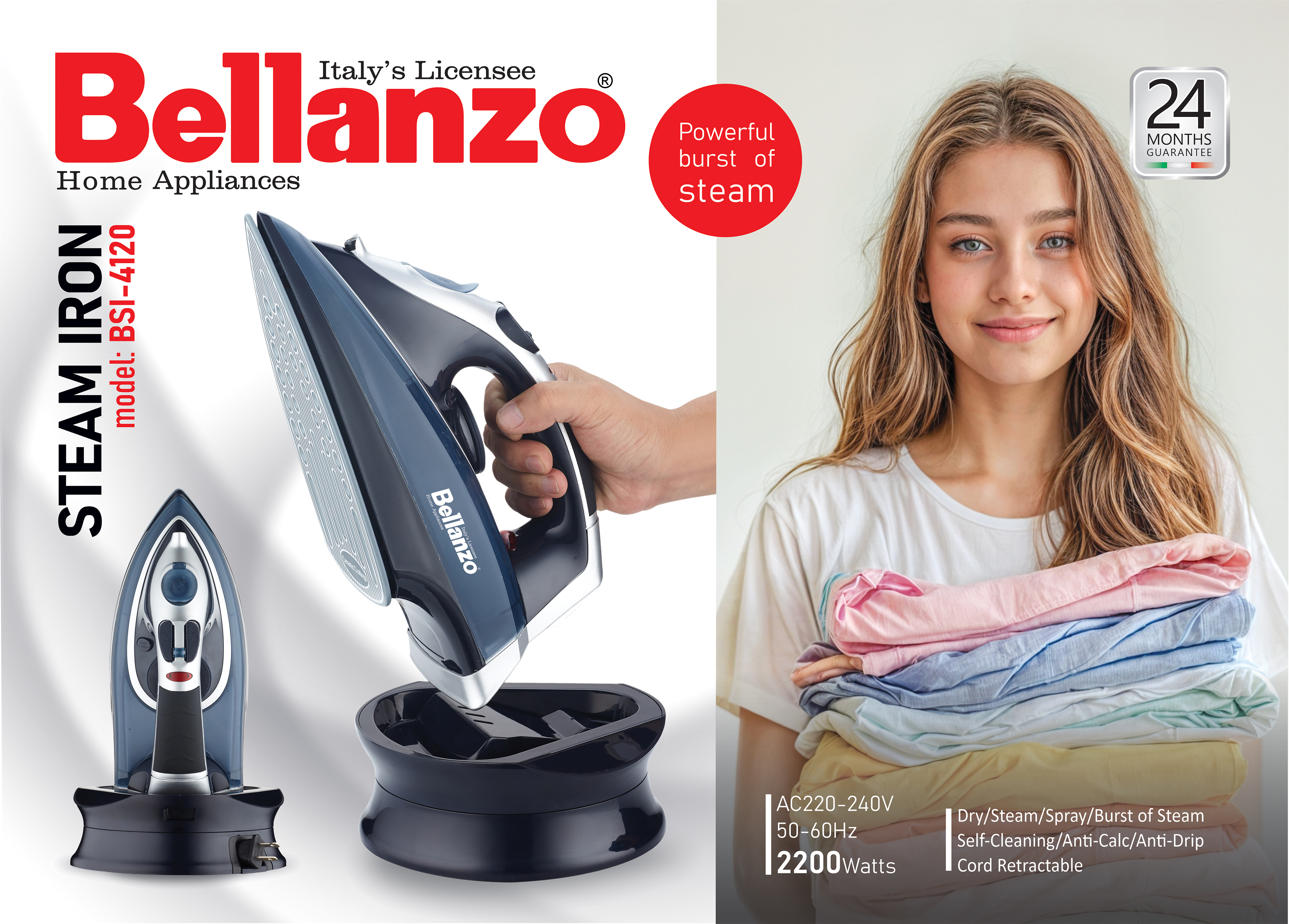 اتو بی سیم کد 4120 بلانزو