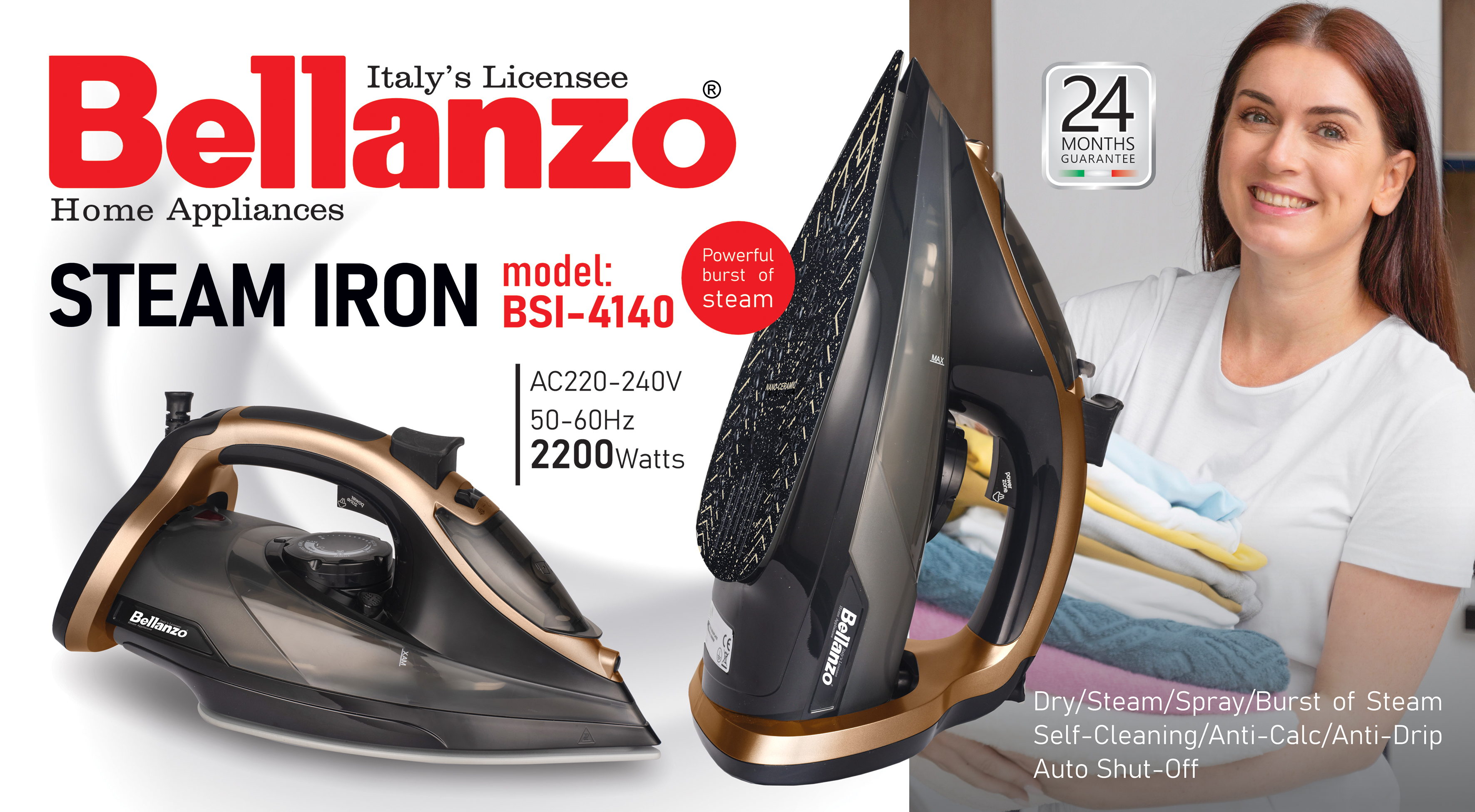 اتو بخار هوشمند 4140 بلانزو