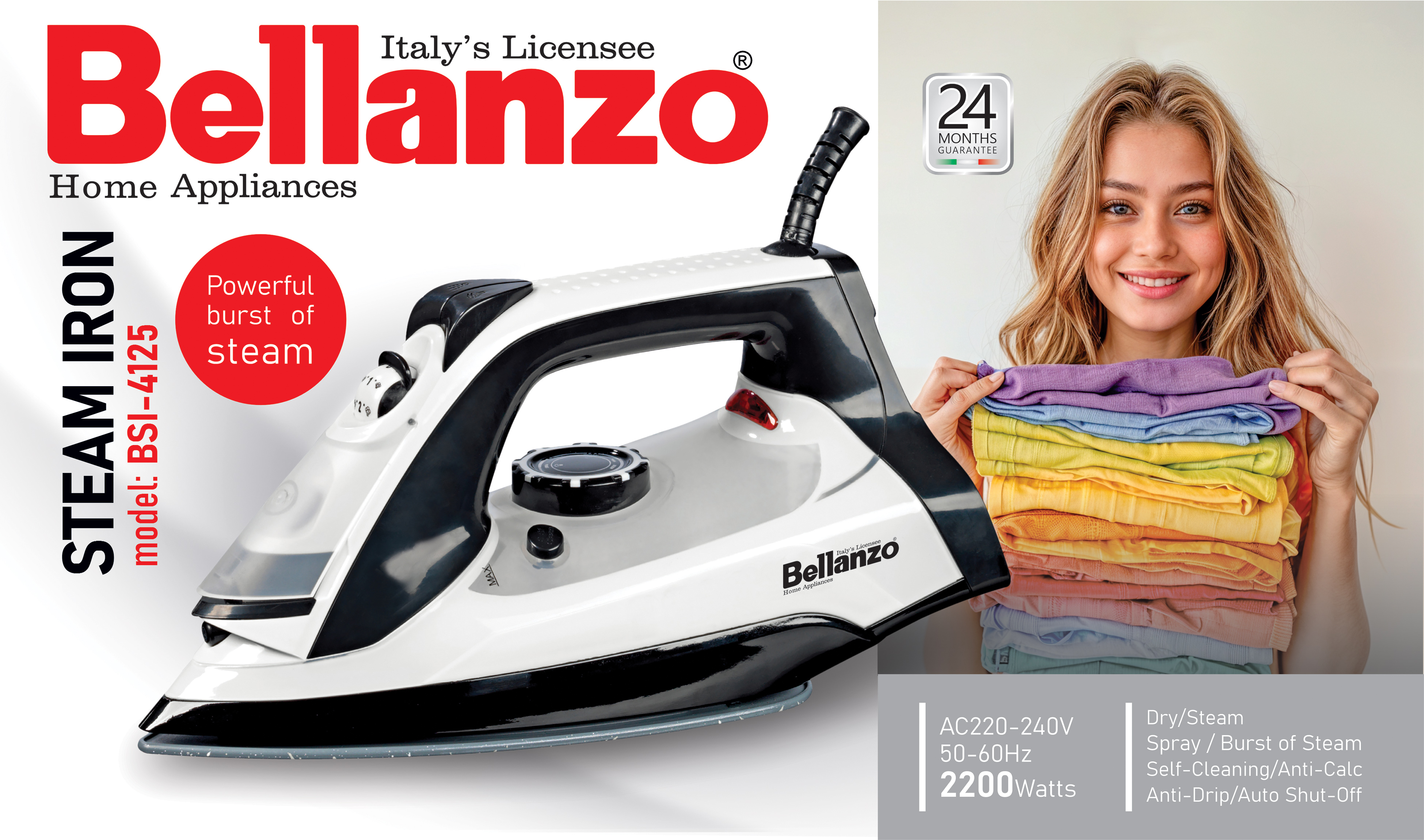 اتو بخار کد 4125 بلانزو