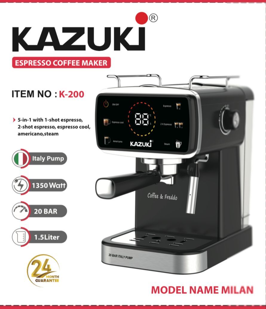 اسپرسوساز کد k-200 کازوکی مدل میلان