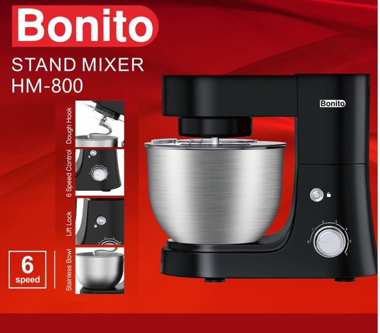 همزن کاسه دار حرفه ای کد HM-800 بونیتو